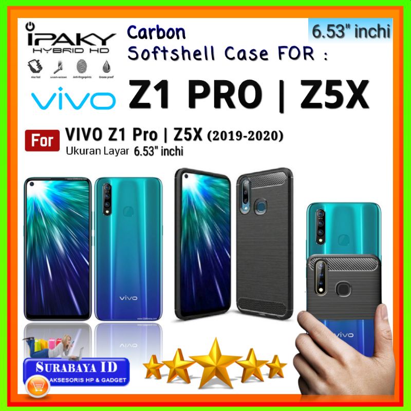 Casing Case Vivo Z1 Pro | Z5X (6.53"inchi) | Soft Case iPaky/HYBRID Vivo Z1 Pro | Vivo Z5X