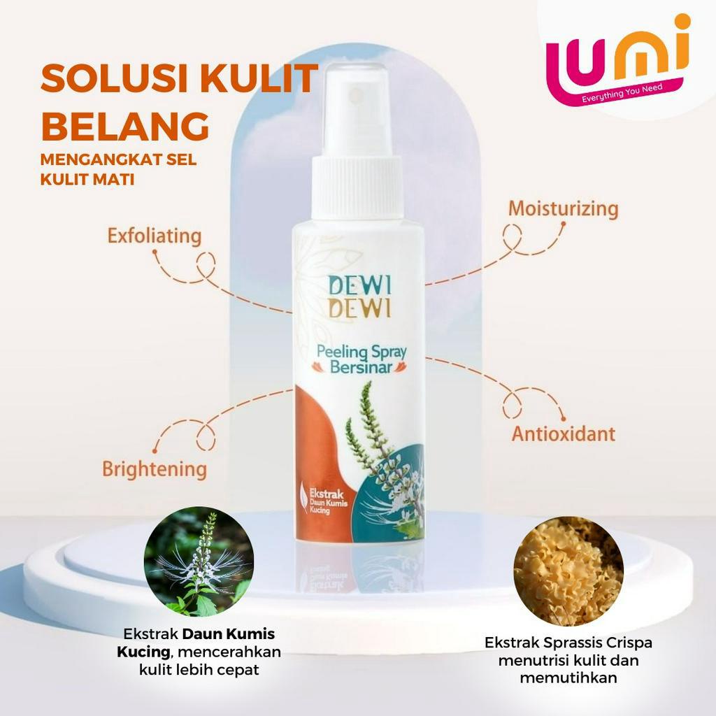 Peeling Spray Penghilang Daki Leher Tangan Dewi-dewi Peeling Spray