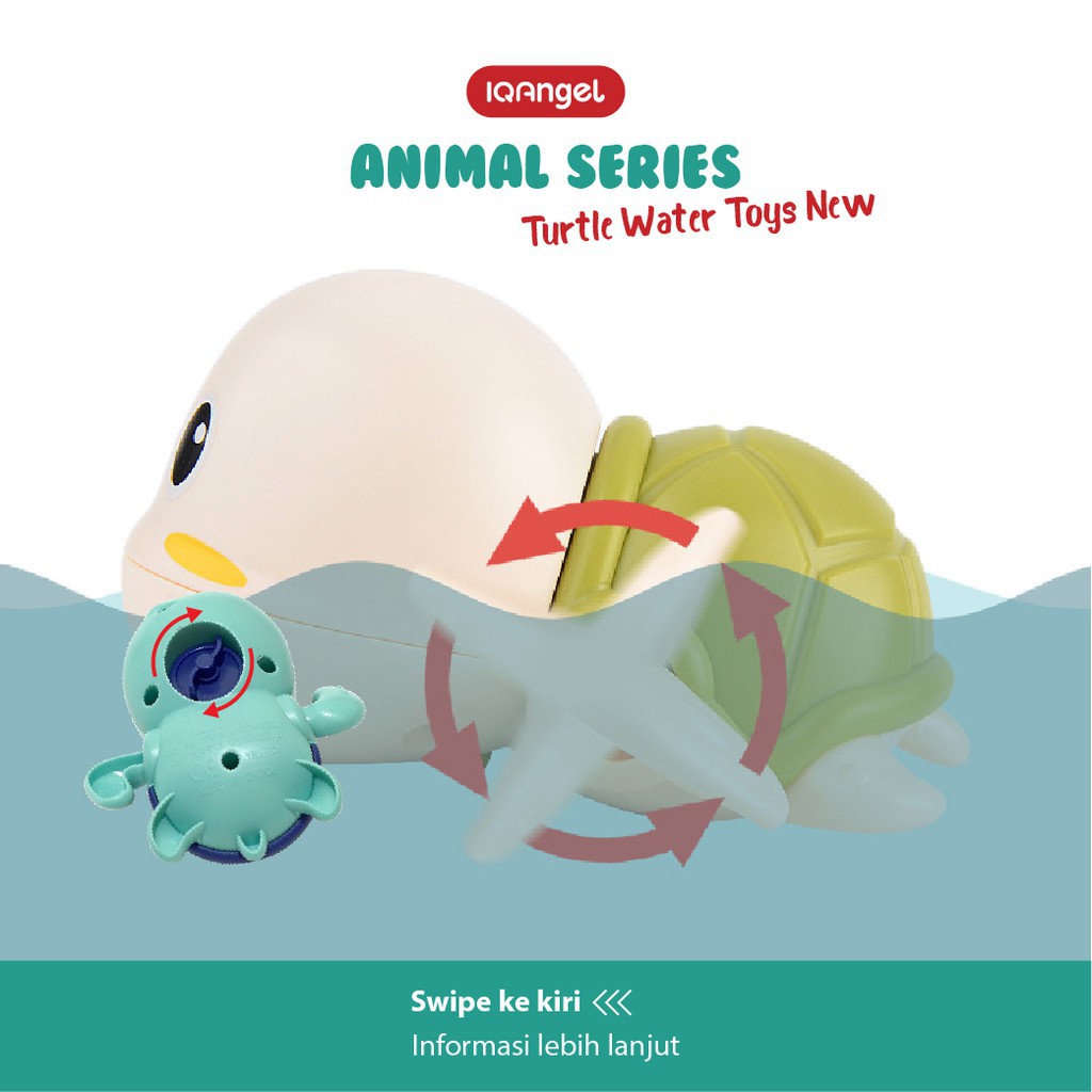 Mainan Bayi / Anak IQAngel New Turtle Series Bersertifikat SNI