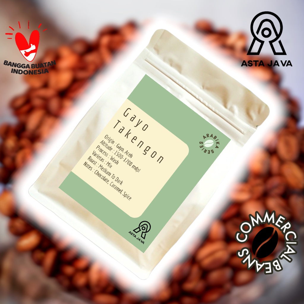 

Biji Kopi Arabika Single Origin Komersil Gayo Takengon Wash 200gr
