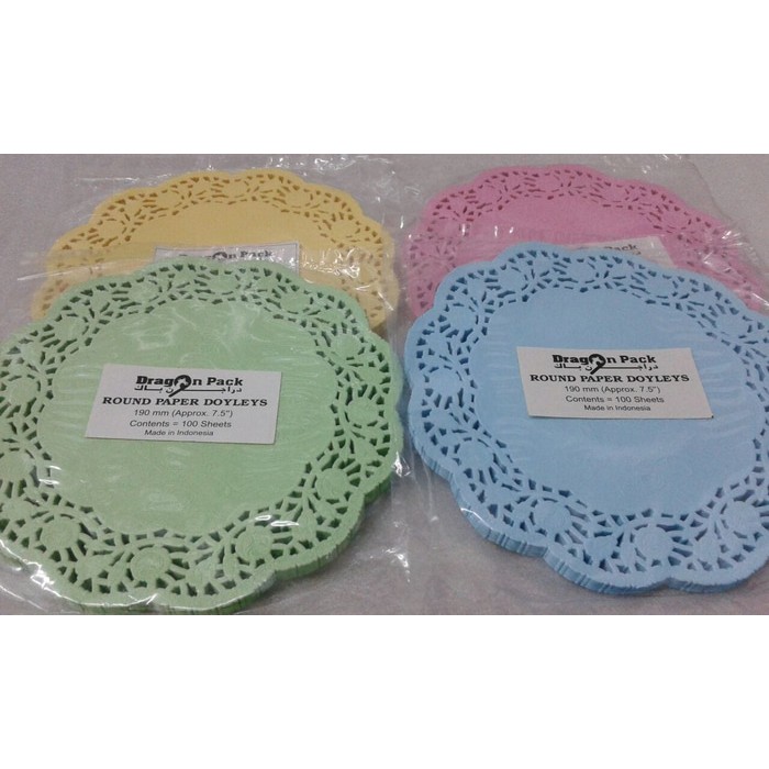 

ROUND PAPER DOYLEYS WARNA - 7.5" (192 mm)