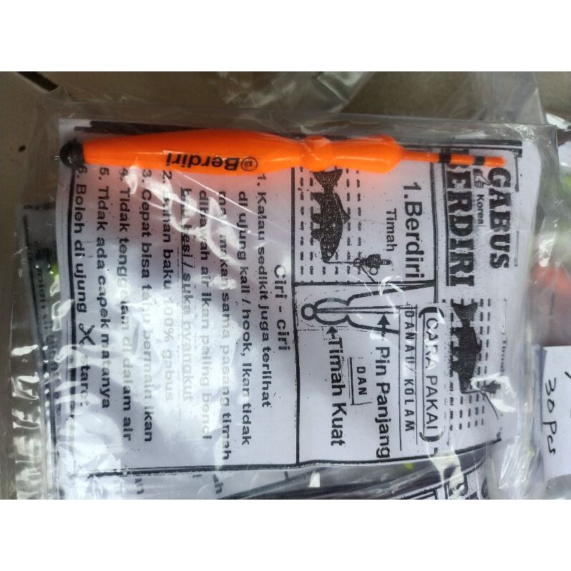 pelampung gabus berdiri