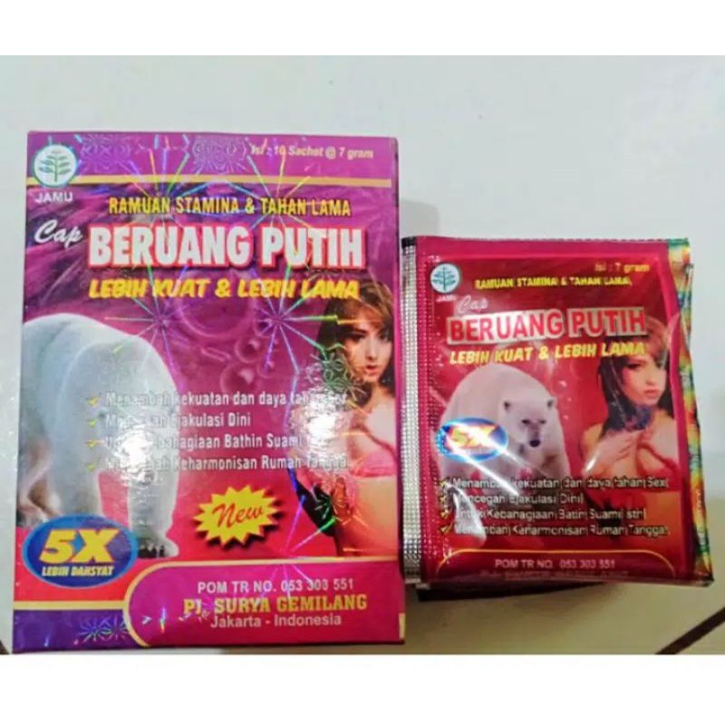 BERUANG Putih Serbuk