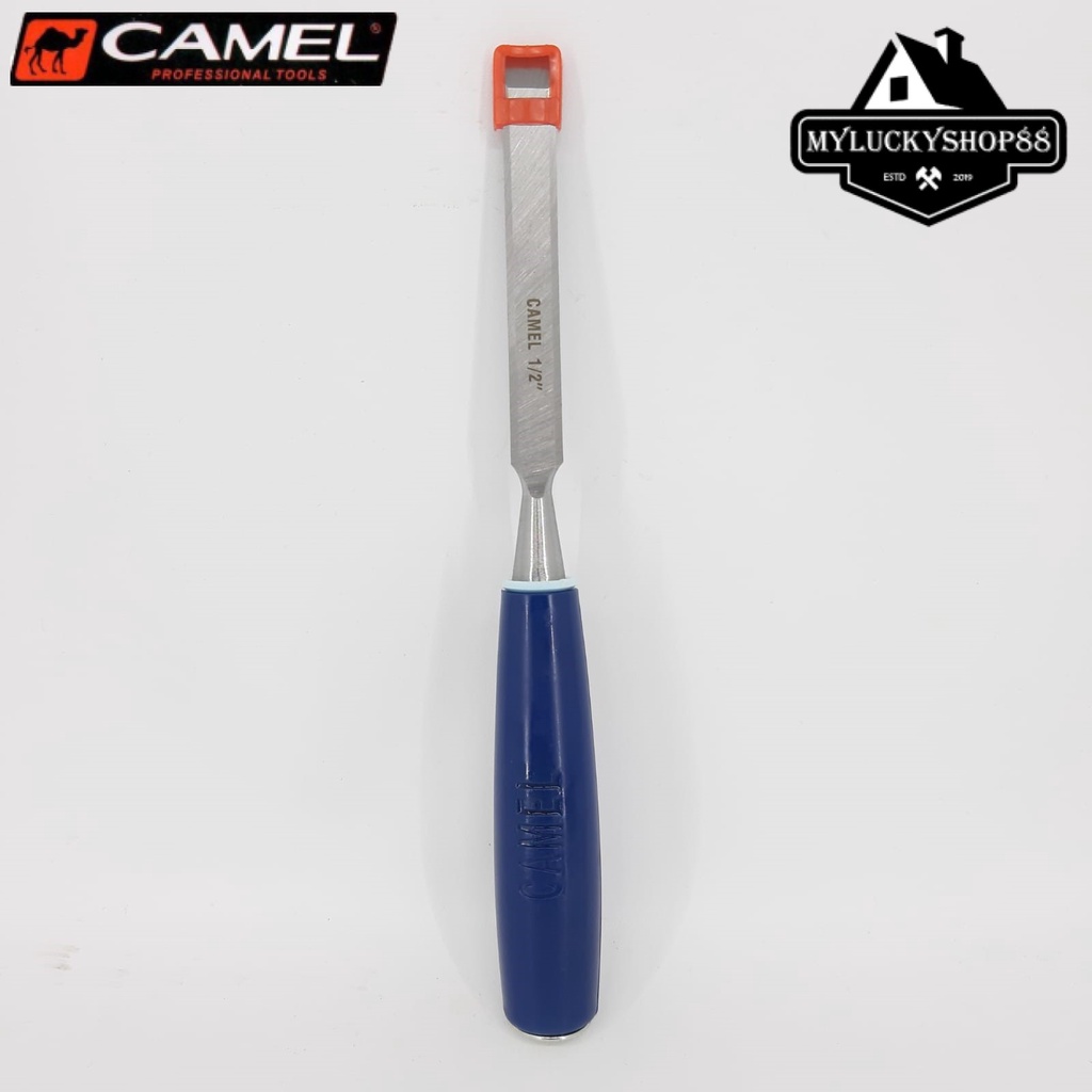 Pahat Kayu Gagang Fiber Camel 1/2&quot; Wood Chisel 0.5 Inch Pisau Ukir