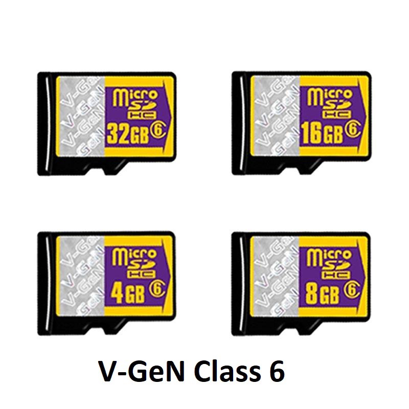 SALE Micro SD V-GEN 4GB / 8GB / 16GB / 32GB Memory Card Original Garansi Resmi Vgen Class 6