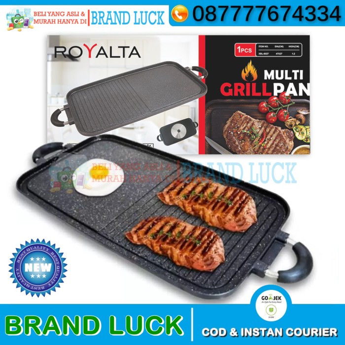 Original MULTI GRILL PAN ROYALTA (Kode 007)