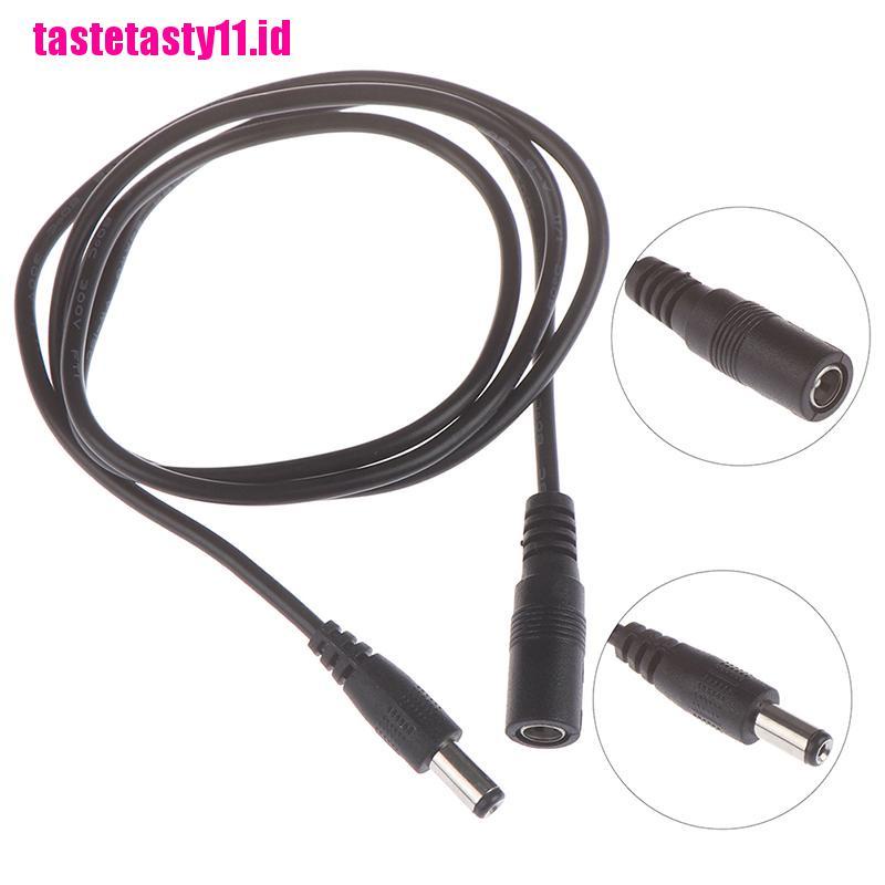 【TTID】5.5x 2.1mm DC 12v power extension cable cord female male for cctv camer