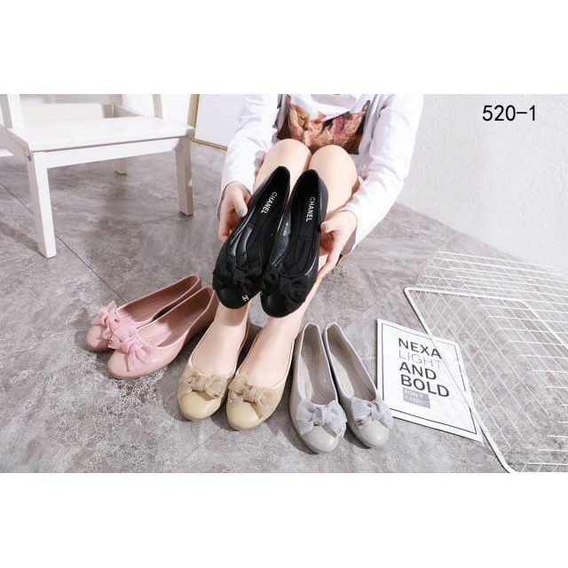 Women Shoes Chanel #520-1 GROSIR SEPATU IMPORT