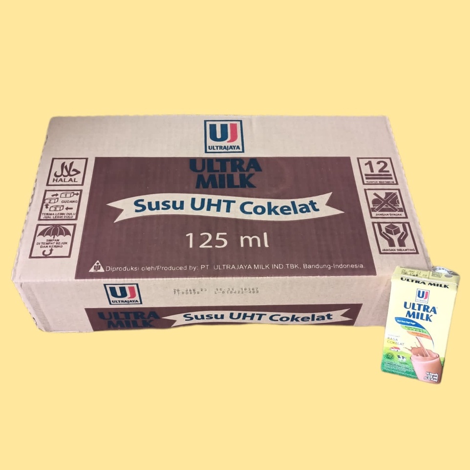

Ultra Jaya UHT Susu Ultra Coklat 125 mL [40 pcs/Dus]
