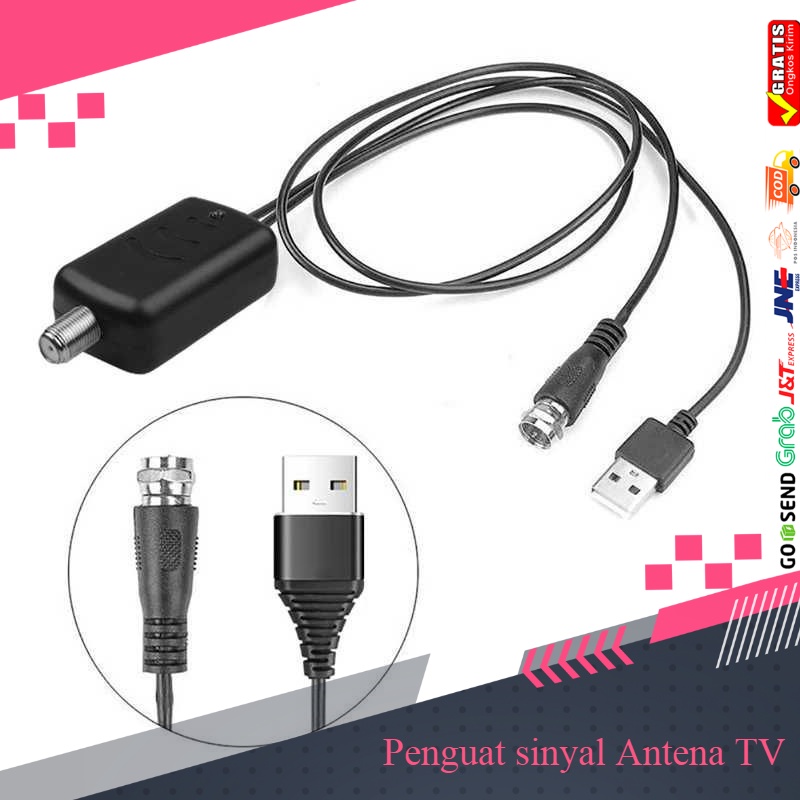 Penguat Sinyal Antena TV Amplifier Booster DVB-T2 - TFL-D15