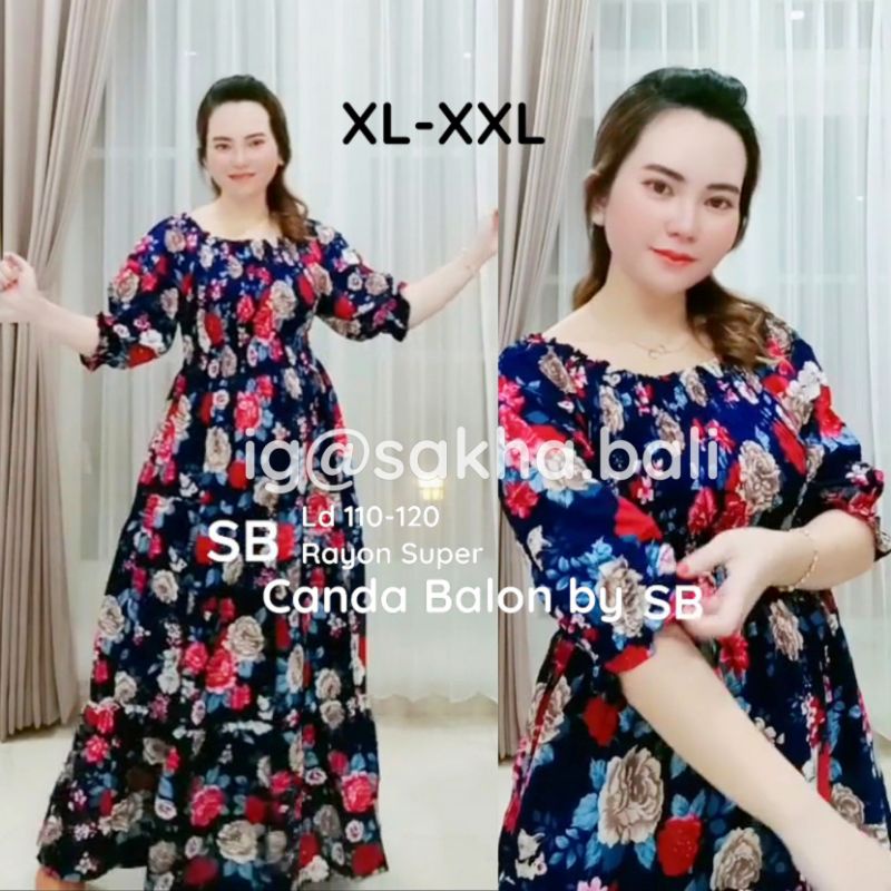 dress bali JULIA jumbo XXL canda jumbo baju wanita jumbo big size