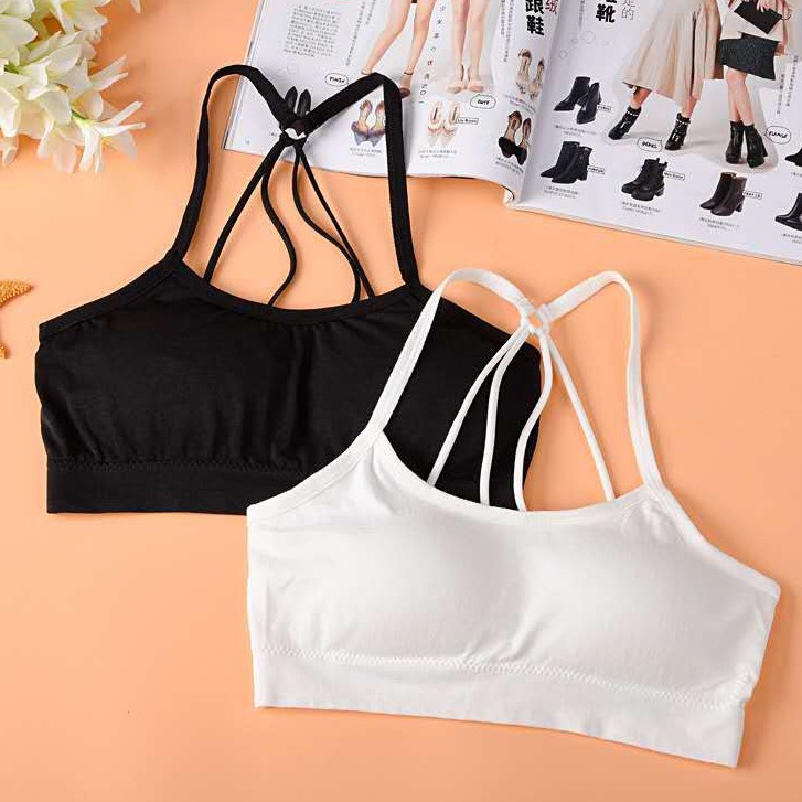 VS - Sport Bra / BH Push Up Gym Fitness Senam Tali Silang  Pakaian Dalam Olahraga High Quality 199