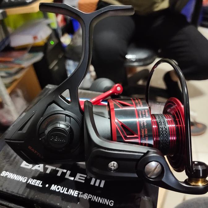Reel Penn Battle Iii 4000 Hs Merah Power Handel