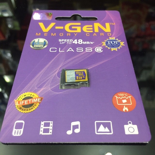 V-gen Memory Card 8gb Memori Vgen Original