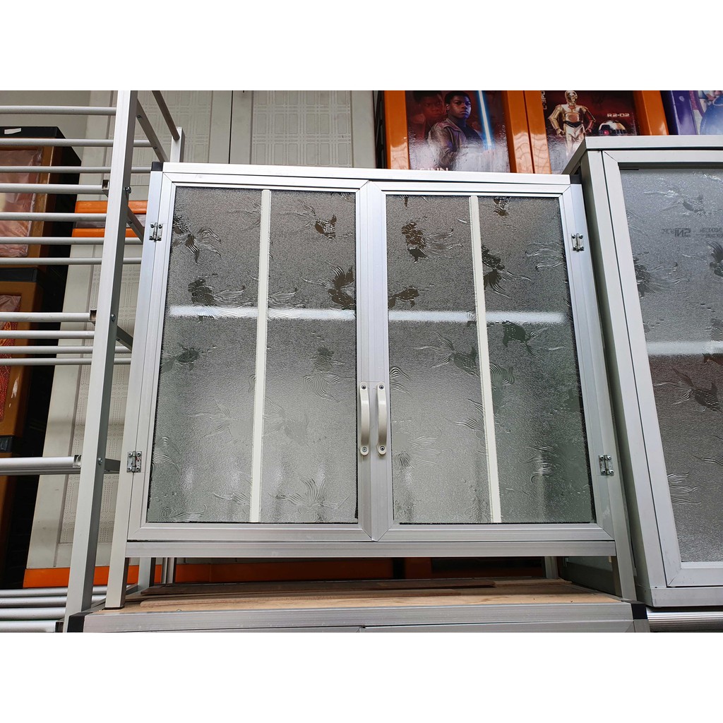 Rak Piring Aluminium 2 Pintu