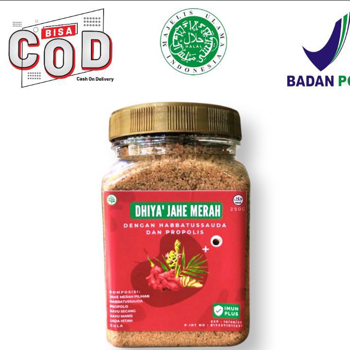 

Dhiya Herbal - Jahe Merah Instan Bubuk 250 gram