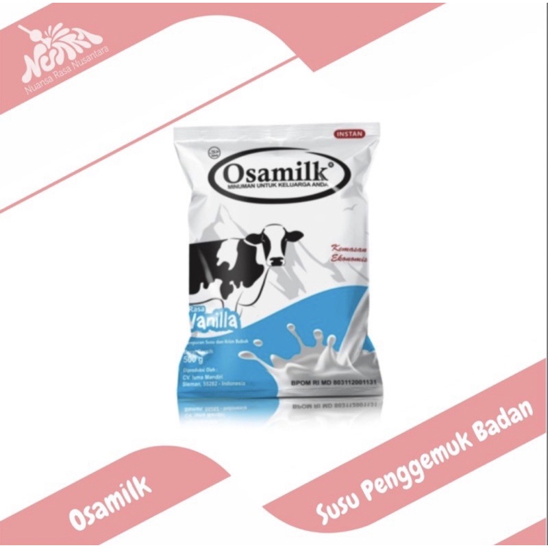 OSAMILK susu penggemuk Badan(BPOM) 500 gram