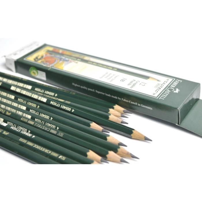 

TULIS-ALAT- PENSIL KAYU FABER CASTELL 8B-6H (ORIGINAL) - 2H -ALAT-TULIS.