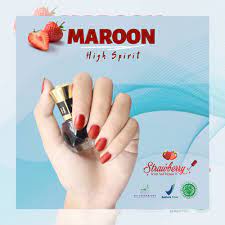 nail henna strawberry nail henna 5 ml - kutek kuku