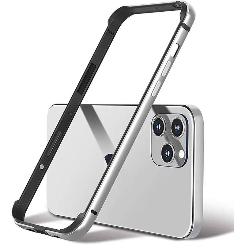 Case Bumper Bahan Silikon Metal Aluminum Untuk iPhone 14 Pro Max Plus