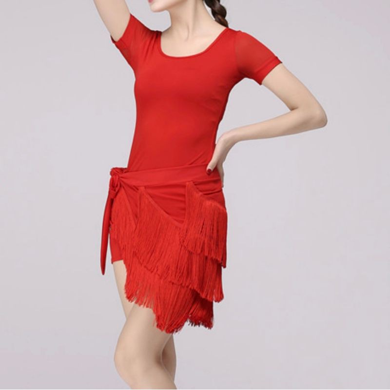 ROK RUMBAI IKAT DANSA LINE DANCE KOSTUM PAKAIAN SENAM TARI OLAHRAGA WANITA IKAT