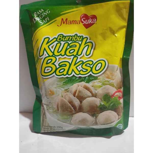 

BUMBU KUAH BAKSO MAMA SUKA (berat bersih 250 G)