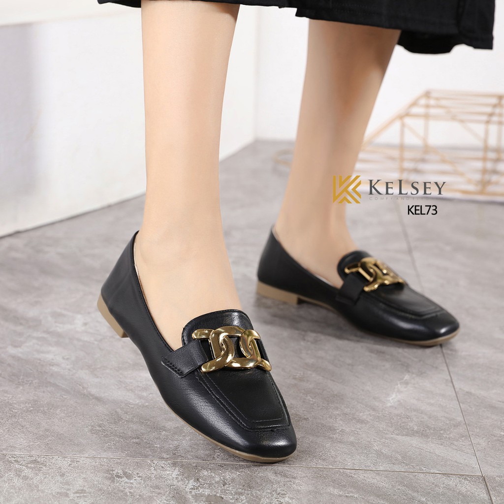 Kelsey Flatshoes Kerja Wanita Sepatu KEL73