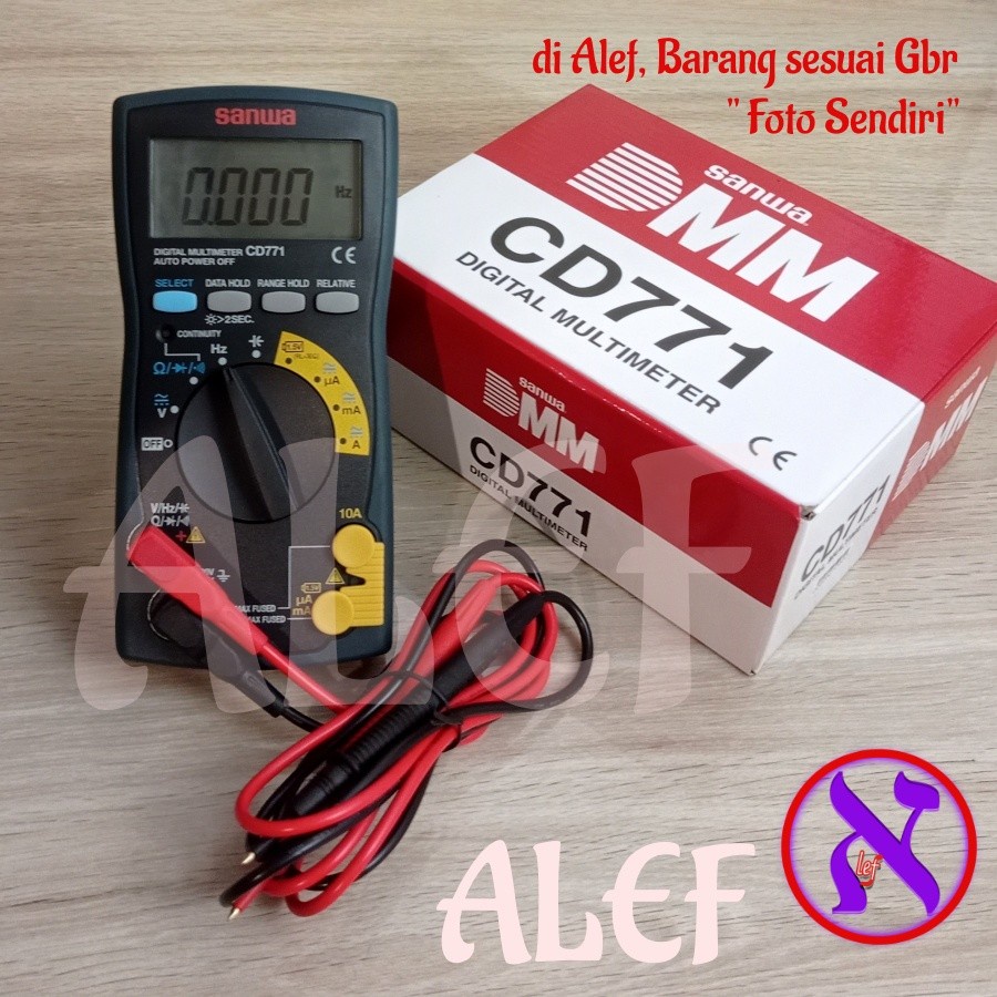 multitester avometer digital sanwa CD771 avo meter CD 771