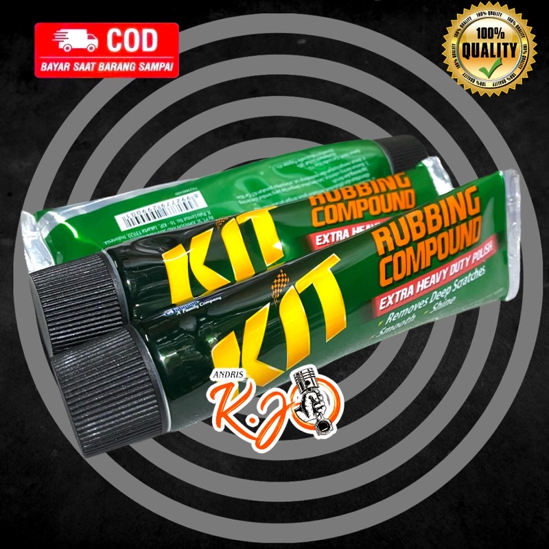 KIT ORIGINAL RUBBING COMPOUND KOMPON PENGHILANG LECET CAT MOBIL MOTOR