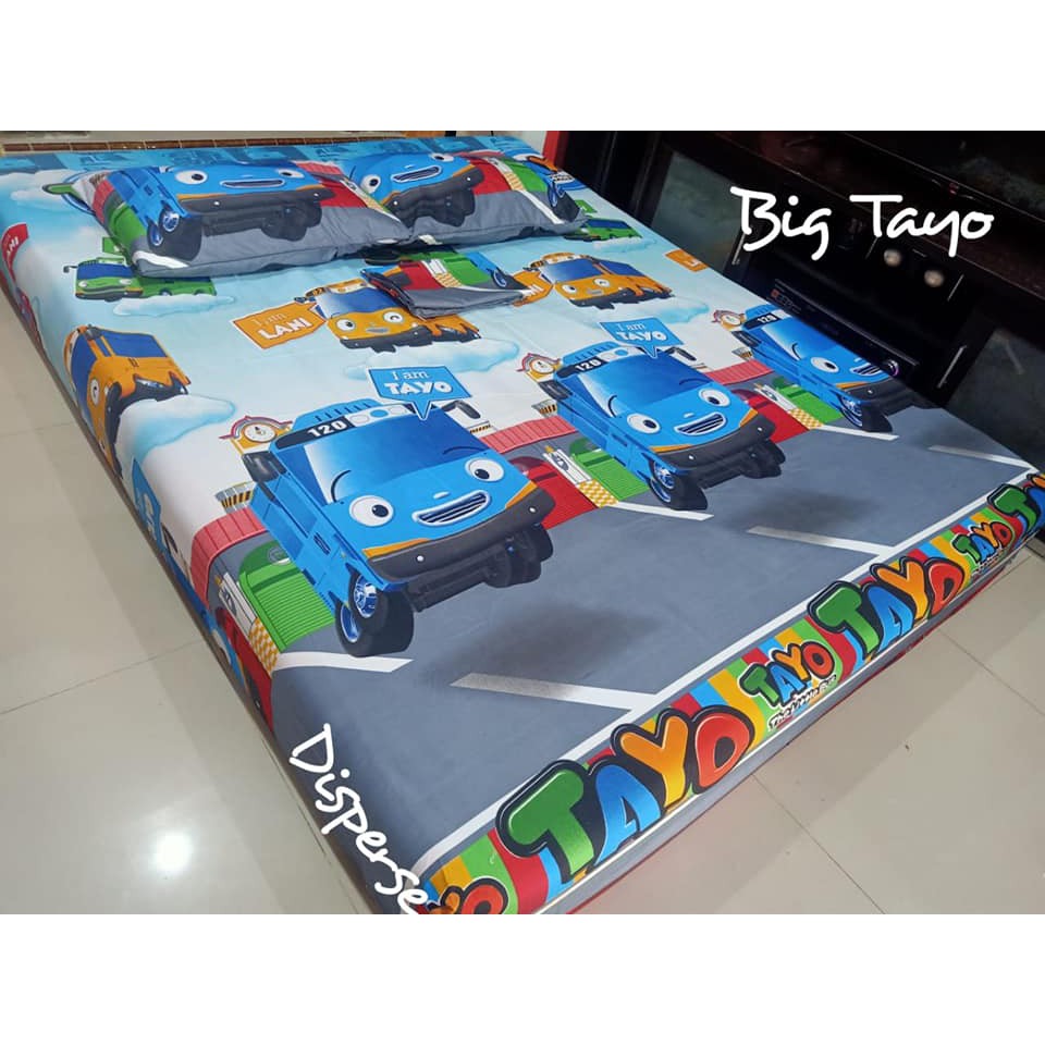 Sprei Homemade Terlaris Karakter Anak Motif Big Tayo