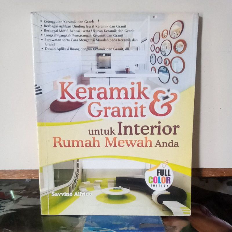 Buku Arsitek - Keramik & Granit untuk Interior Rumah Mewah Anda