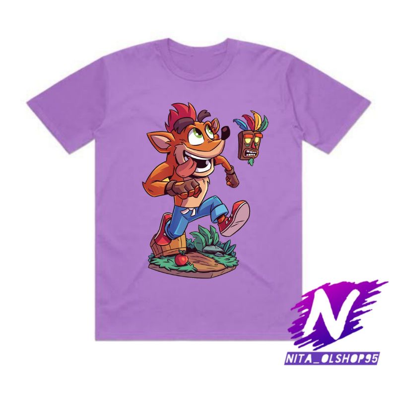 crash bandicot baju anak ctr crash bandicoot