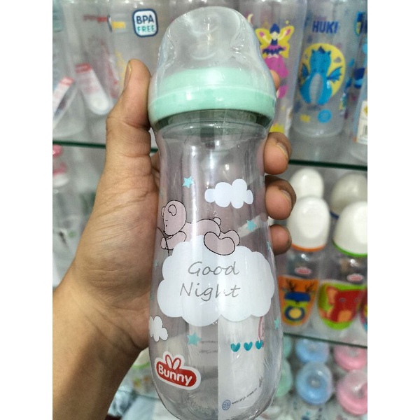 Botol Susu Karakter Lucu Dot Reguler Bunny 250 Ml BPA Free/125Ml  DB 2410/1210