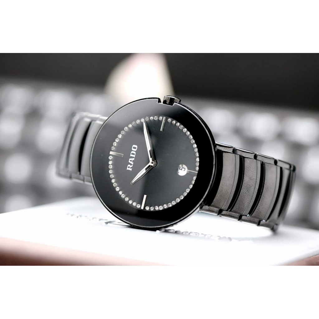 Jam Tangan Wanita Cewek Fashion Analog Rado Tanggal Tali Rantai