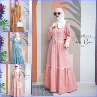 GAMIS ENDOMODA VIONA ity crepe Harga Diskon