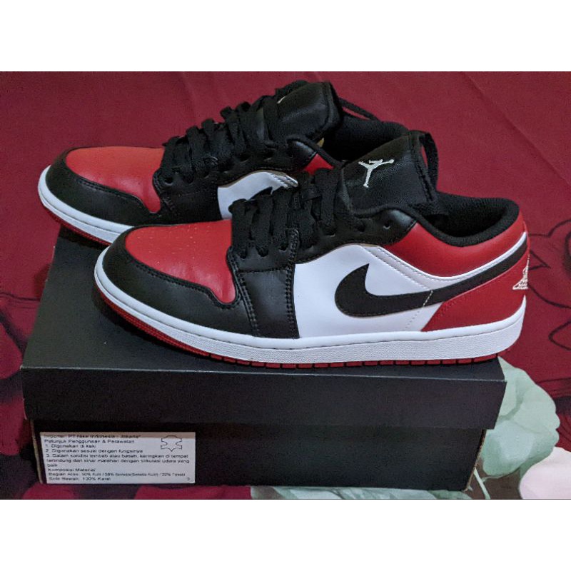 Nike air Jordan 1 low bekas