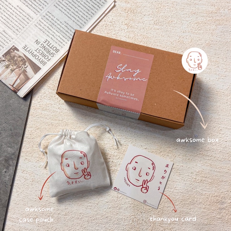 

[Awksome] Airpods Case Extra Packaging / Gift Box / Bubble Wrap / Pouch