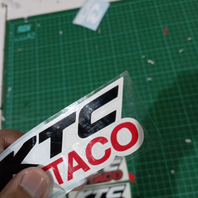 Sticker Cutting KTC KYTACO