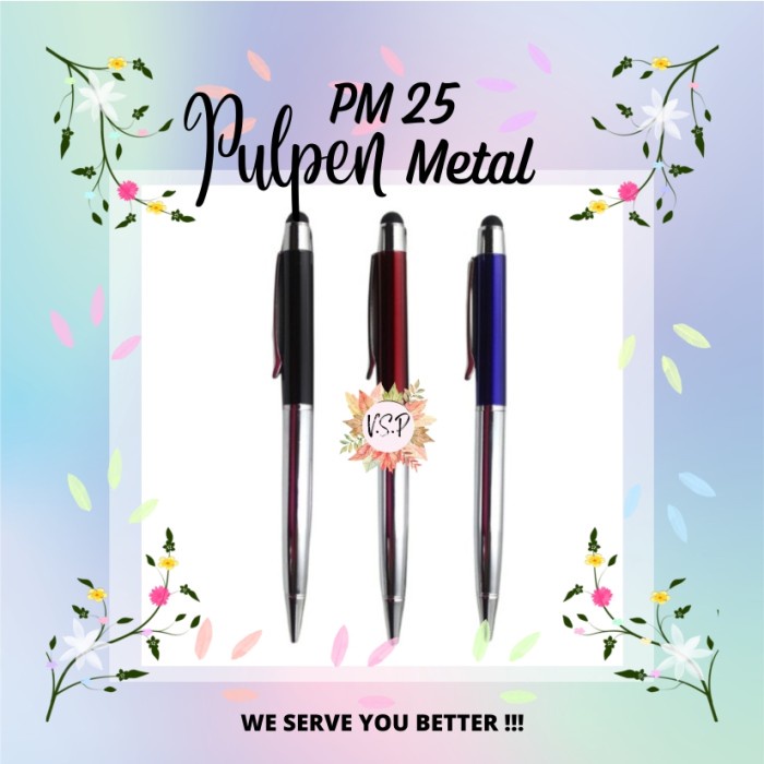 

New Arrival Pen Promosi-Souvenir Pen Metal PM 25 Low Price!