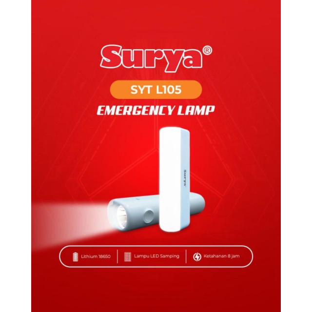 Senter + Lampu emergency Mini LED dengan Charger Android