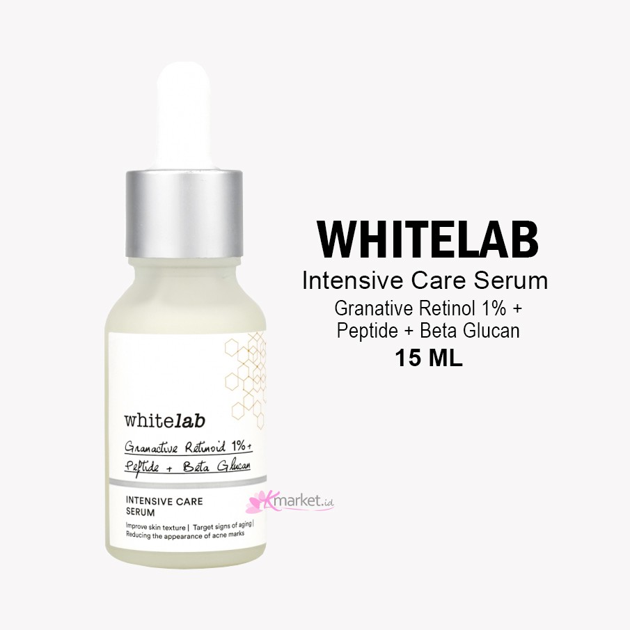 [BPOM] Whitelab Intensive Care Serum 15 ml (Granactive retinol 1% + peptide + beta Glucan)