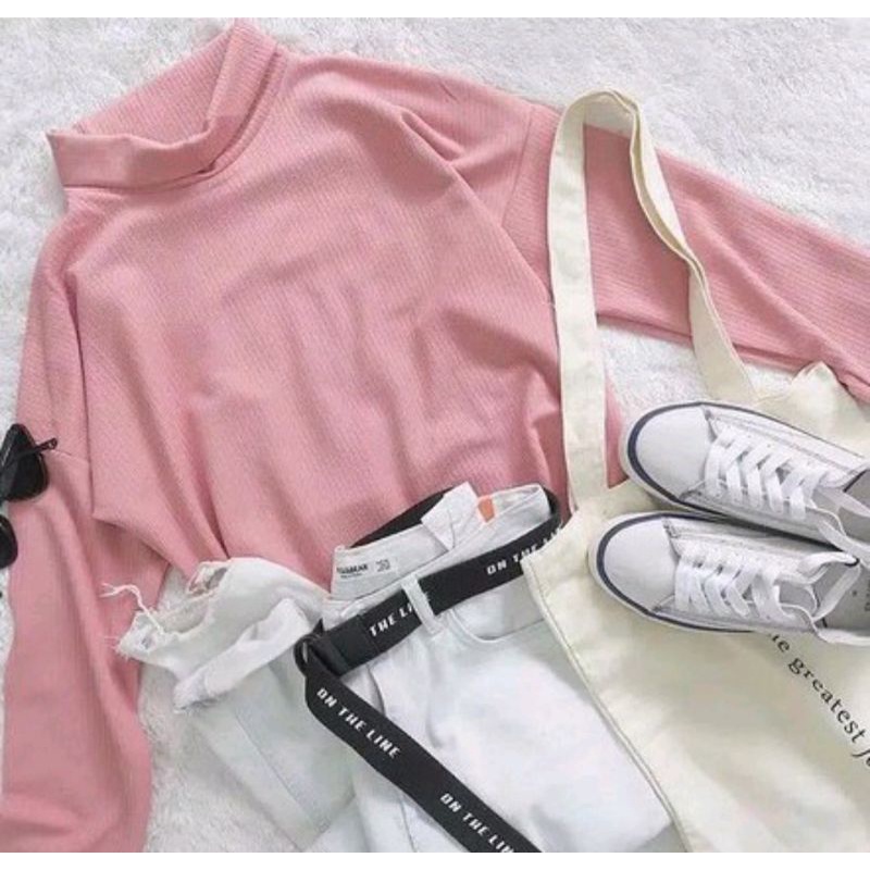 TURTLE NECK AVALEE OVERSIZE | TURTLE NECK RAJUT | TURTLE NECK WANITA | TURTLE NECK KOREA