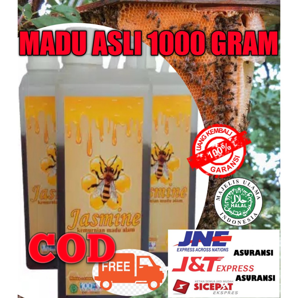 

COD BAYAR DI TEMPAT MADU HUTAN ASLI ISI 1 KG / LABEL 100% HALAL