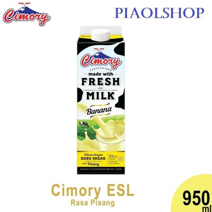 

[COD] Cimory Susu Segar Fresh Milk 950ml Rasa Banana/Dus [COD]