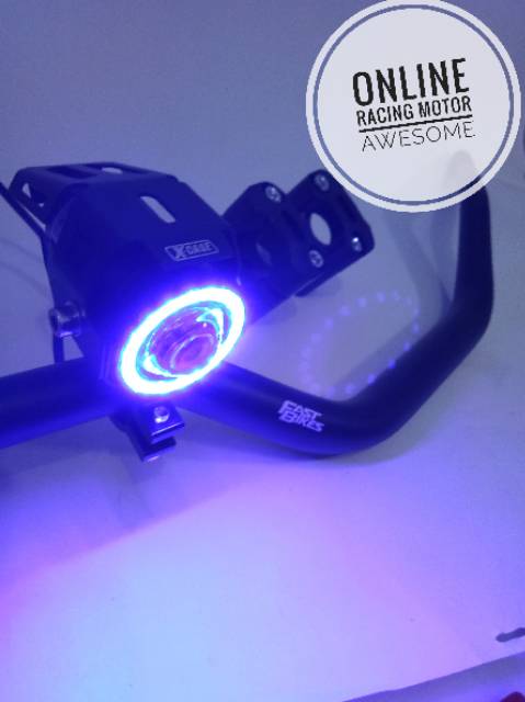 paketan stang fatbar fastbikes lampu tembak + raiser nmax klx xride cb cbr vixion tiger r15  dll