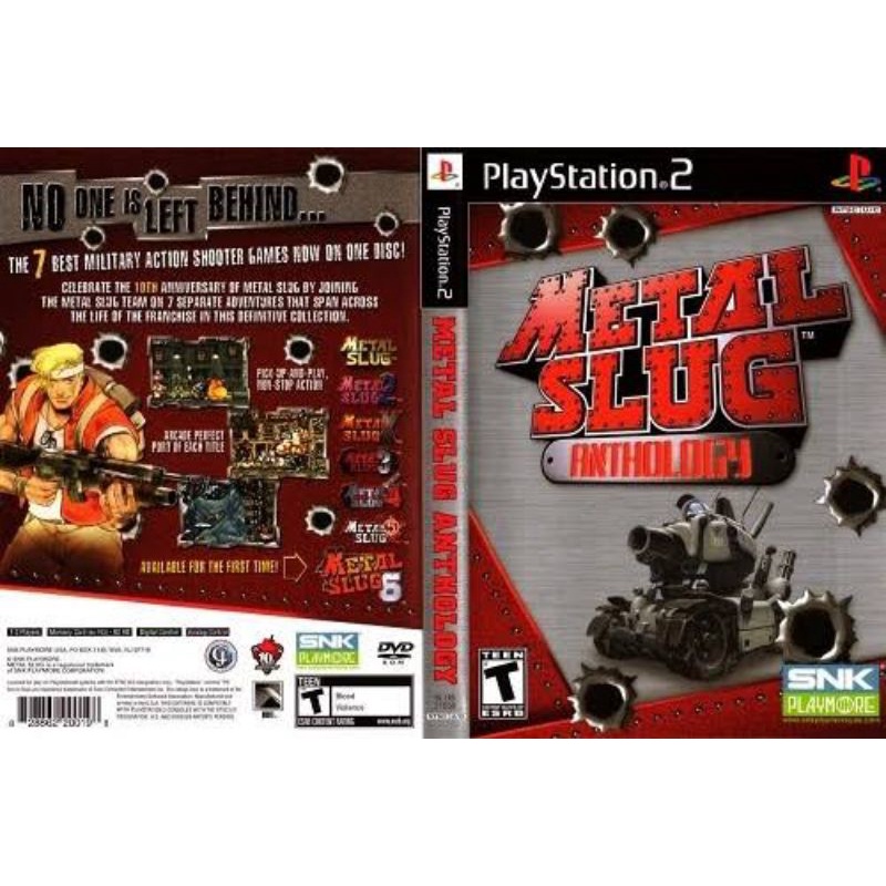 Kaset PS 2 METAL SLUG ANTAHLOGY