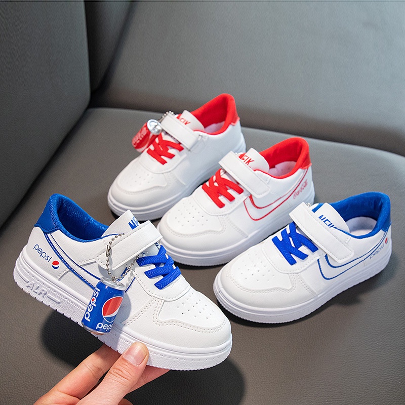 COLA PEPSI Sneakers Sepatu Anak Import Size 26-37 Usia 4-9 Tahun