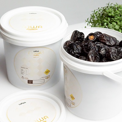 

Kurma Ajwa Kemasan Ember 850gr / Kurma Ajwa Kemasan ASLI Super Premium / Ajwa Original Premium Dates