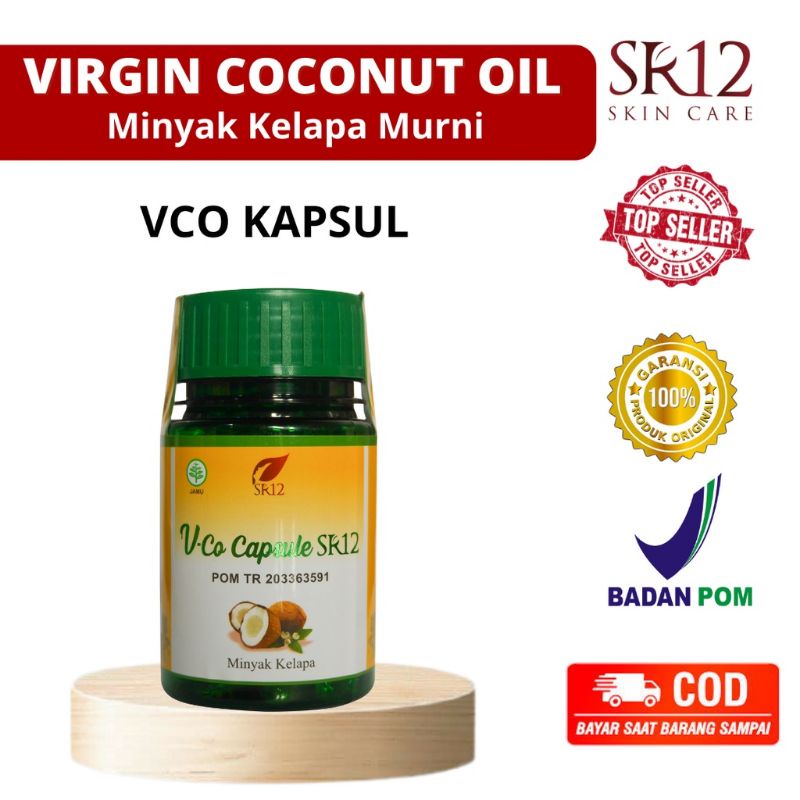 VCO VIRGIN COCONUT OIL /VCO SR12 / VICO KAPSUL / MINYAK KELAPA /VICO COCONUT OIL