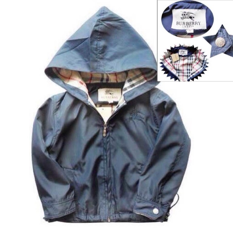 Jaket Anak Burberry Navy Blue Import LB537-112